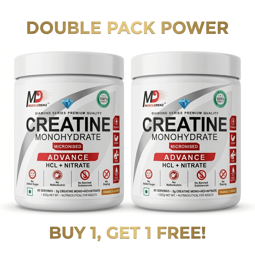 CREATINE ADVANCE HCL+NITRATE ORANGE FLAVOUR 332G PACK OF 2 PRODUCT