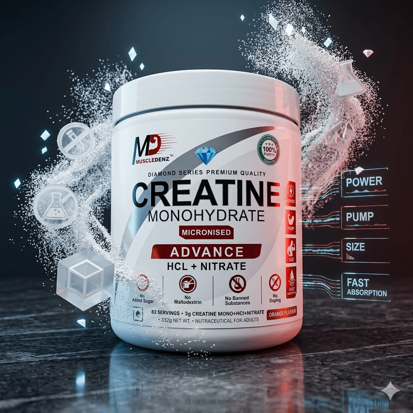 CREATINE ADVANCE HCL+NITRATE ORANGE FLAVOUR 332G
