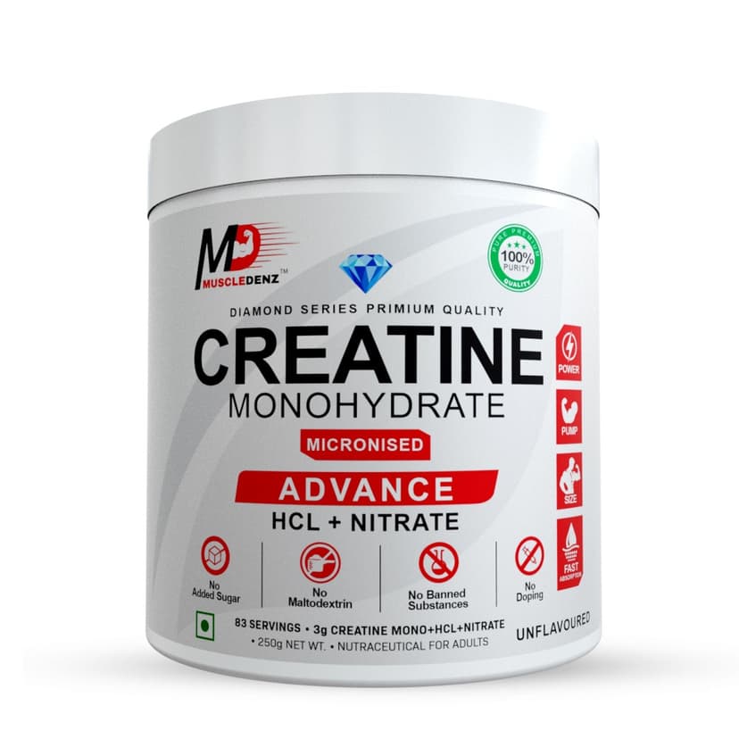 CREATINE ADVANCE HCL+NITRATE UNFLAVOURED 250G 1PCS